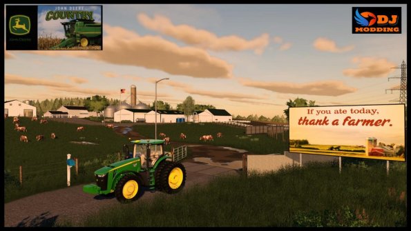 Карта «Deere Country, USA» для Farming Simulator 2019