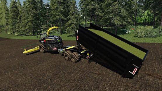 Мод «John Deere 8000 Container Carrier» для Farming Simulator 2019