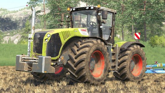 Мод «CLAAS Xerion 4000/5000 Series» для Farming Simulator 2019