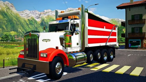 Мод «Kenworth W900 Dump Truck Pack» для Farming Simulator 2019