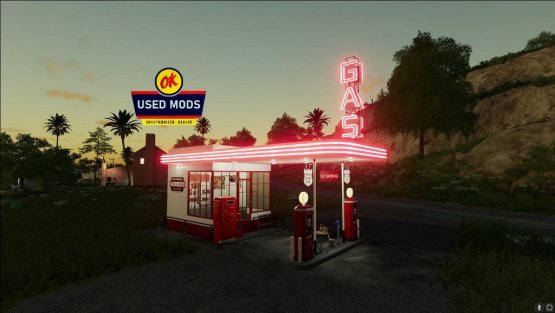 Мод «Old Gas Station» для Farming Simulator 2019