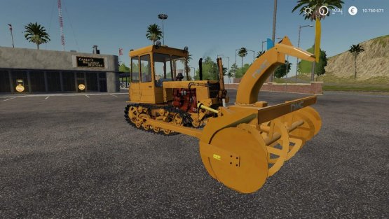 Мод «ДТ-75 МЛ с Роторным Отвалом» для Farming Simulator 2019
