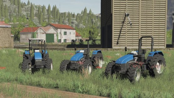 Мод «New Holland Serie TL No Cab» для Farming Simulator 2019