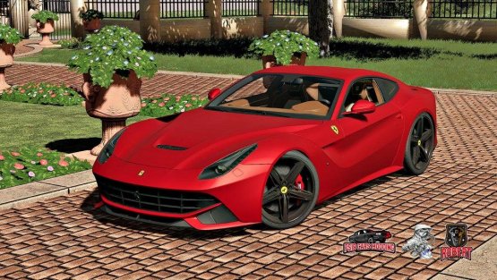 Мод «Ferrari F12 Berlinetta 2014» для Farming Simulator 2019