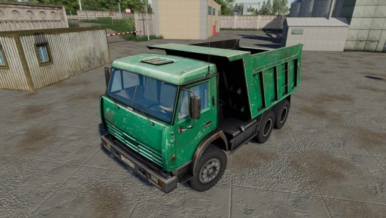 Мод «КамАЗ-65115 Зеленый» для Farming Simulator 2019