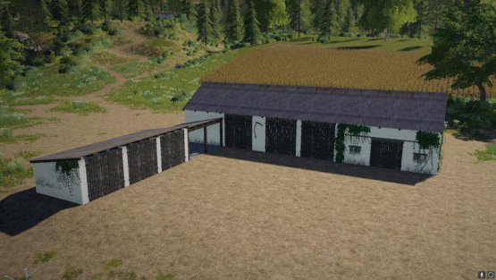 Мод «Buildings with Cows (Obora)» для Farming Simulator 2019