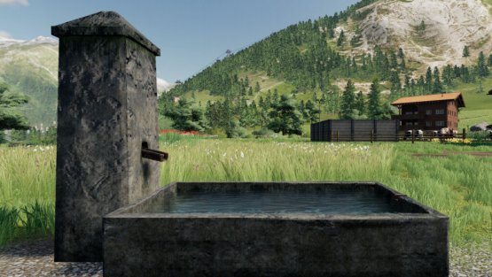 Мод «Concrete Fountain» для Farming Simulator 2019