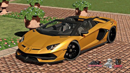 Мод «Lamborghini Aventador SVJ Roadster» для Farming Simulator 2019