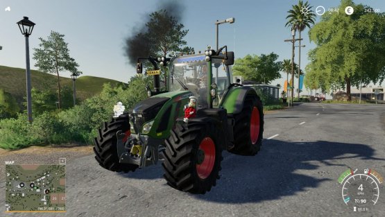 Мод «Fendt 724 with smoke» для Farming Simulator 2019