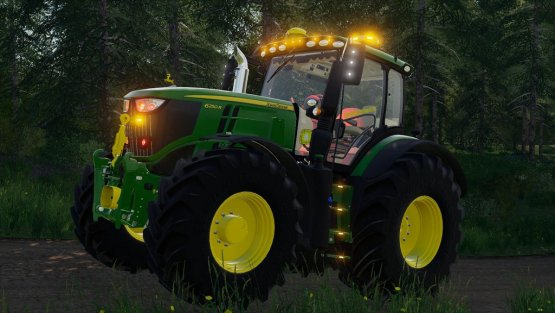 Мод «John Deere 6R» для Farming Simulator 2019