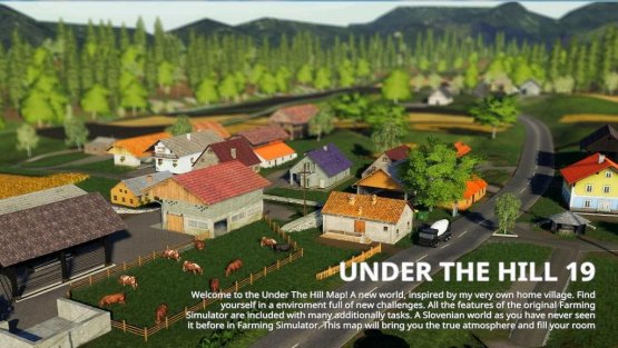 Карта «Under the Hill 19» для Farming Simulator 2019