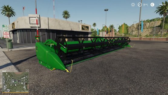 Мод «John Deere 640FD» для Farming Simulator 2019