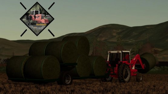 Мод «Double E Bale Trailer» для Farming Simulator 2019