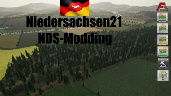 Карта «Niedersachsen 21» для Farming Simulator 2019