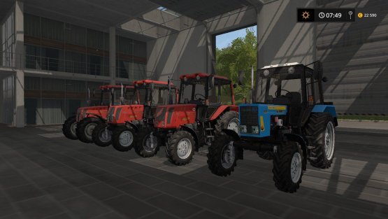 Мод «Пак тракторов МТЗ 826» для Farming Simulator 2017
