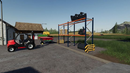 Мод «Pallet Rack» для Farming Simulator 2019