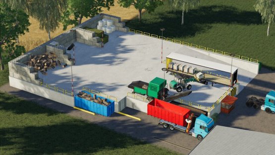 Мод «Transfer Yard / Recycling Center» для Farming Simulator 2019