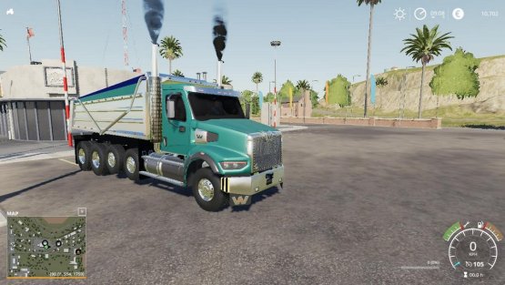 Мод «WesternStar 49x Dump Truck» для Farming Simulator 2019