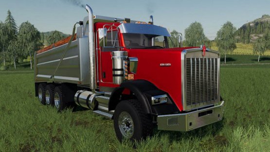 Мод «Kenworth T800 Dump Truck» для Farming Simulator 2019