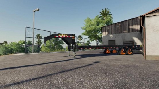 Мод «BigTex Trailer with Tracks» для Farming Simulator 2019