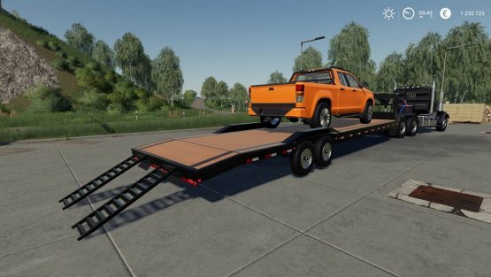 Мод «Loadtrail 36ft 2 Axle» для Farming Simulator 2019