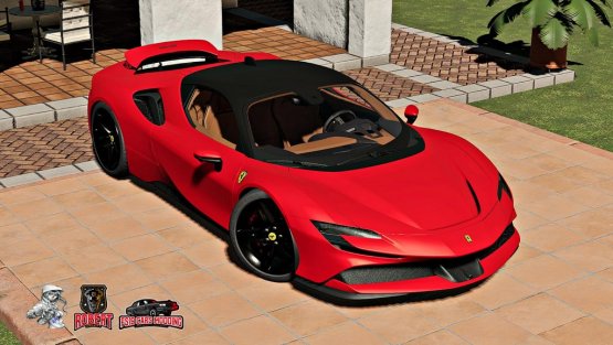 Мод «Ferrari SF90 Stradale 2020» для Farming Simulator 2019