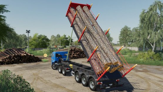 Мод «Нефаз 9505 Лесовоз» для Farming Simulator 2019