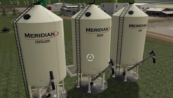 Мод «Meridian Seed / Fert / Lime Silos» для Farming Simulator 2019