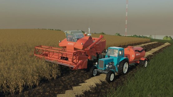 Мод «РСМ СК-6 Колос Переделка» для Farming Simulator 2019