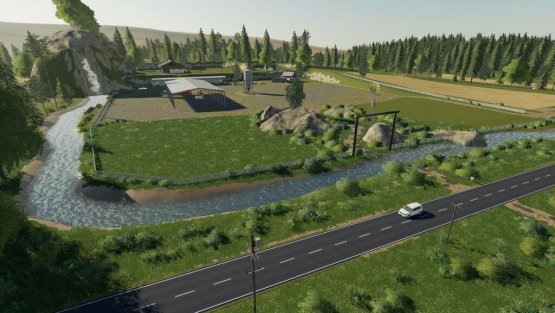 Карта «Almosta Farm» для Farming Simulator 2019