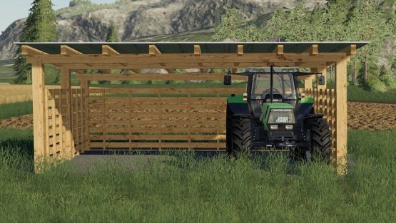 Мод «Wooden Sheds Pack» для Farming Simulator 2019