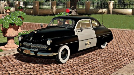 Мод «Mercury Eight Coupe Police 1949» для Farming Simulator 2019