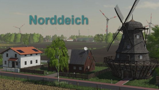 Карта «Norddeich» для Farming Simulator 2019