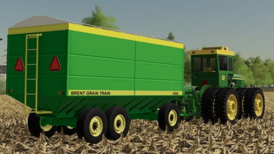 Мод «Brent Grain Train 1000» для Farming Simulator 2019