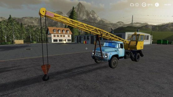 Мод «Зил 130 Кран» для Farming Simulator 2019