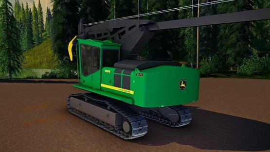 Мод «John Deere 2954 Delimber» для Farming Simulator 2019