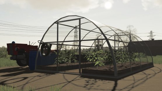Мод «Domestic Foil Tent With Tomatoes» для Farming Simulator 2019