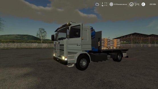 Мод «Scania 113H Crane - Переделка» для Farming Simulator 2019