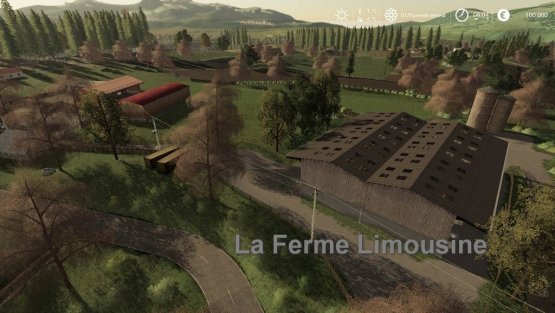Карта «La Ferme Limousine» для Farming Simulator 2019