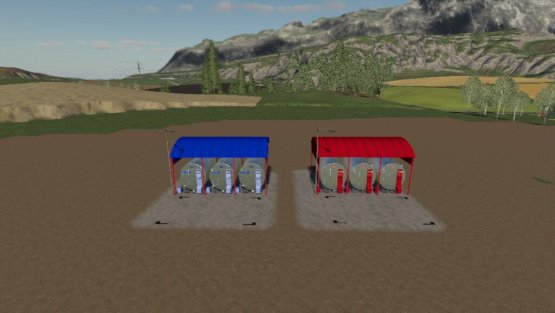 Мод «Milk And Water Tanks» для Farming Simulator 2019