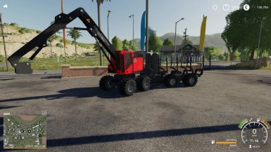 Мод «Timberpro Forwarder» для Farming Simulator 2019
