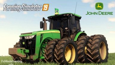 Мод «2018 John Deere 8R br-Version» для Farming Simulator 2019
