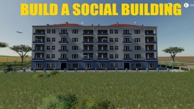 Мод «Build A Social Building 02» для Farming Simulator 2019