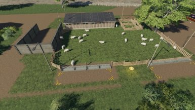 Мод «Sheep Husbandry With Straw And Manure» для Farming Simulator 2019