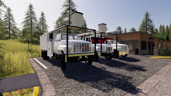 Мод «GMC Bucket Truck» для Farming Simulator 2019