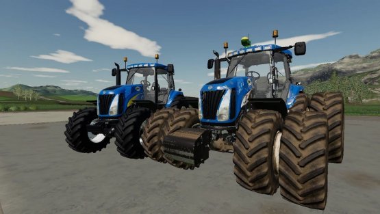 Мод «New Holland TG Series EU» для Farming Simulator 2019