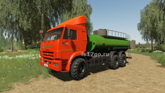 Мод «Камаз 65115 Бензовоз» для Farming Simulator 2019