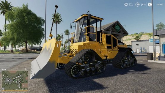 Мод «John Deere 764» для Farming Simulator 2019