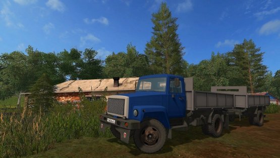 Мод «ГАЗ-3307» для Farming Simulator 2017