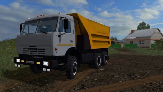 Мод «КамАЗ-55111» для игры Farming Simulator 2017